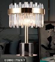 CODE: 7521/T: Đèn bàn Phale, KT: Ø350mm*H530mm, Đèn chân E14*1 bóng