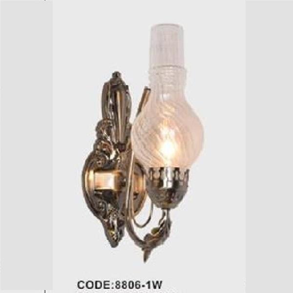 CODE: 8806-1W: Đèn vách dầu - KT: L210mm x W150mm x H420mm - Đèn chân E27 x 1 bóng