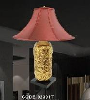 CODE: HY - 62301T : Đèn bàn , KT: Ø460mm*H770mm, Đèn chân E27*1 bóng