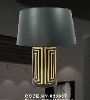 CODE: HY - 62305T : Đèn bàn , KT: Ø380mm*H700mm, Đèn chân E27*1 bóng