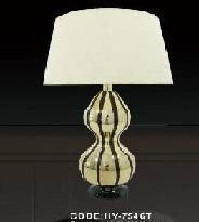 CODE: HY - 7546T : Đèn bàn , KT: Ø450mm*H810mm, Đèn chân E27*1 bóng