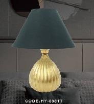 CODE: HY - 8881T : Đèn bàn , KT: Ø380mm*H510mm, Đèn chân E27*1 bóng