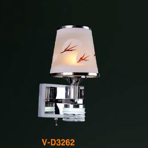 VE - V - D3262: Đèn gắn tường đơn - KT: L110mm x H300mm - Bóng đèn E27 x 1
