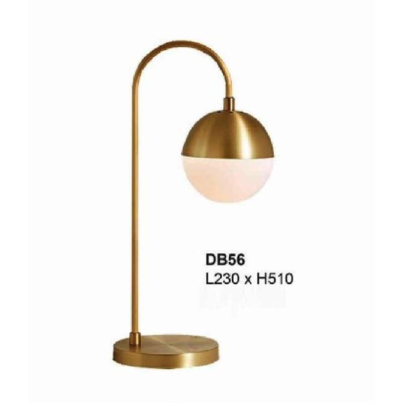 35 - DB56: Đèn đặt tủ đầu giường/ đặt bàn - KT: L230mm x H510mm - Bóng đèn E27 x 1 bóng