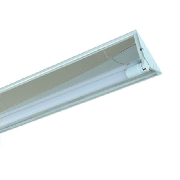 DDK118: Đèn công nghiệp máng chữ V 1 bóng đèn tuýp LED 18W - KT: L1220mm x W150mm x H87mm - 1 chế độ ánh sáng ( trắng/vàng)