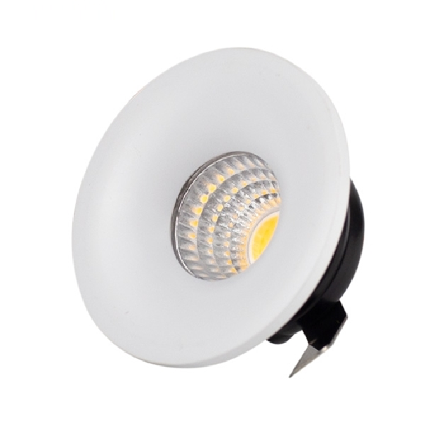DLR-3SS -T48 - V/TT/T: Đèn LED âm trần chiếu điểm - KT: Ø48mm x H25mm - Lỗ Khoét: Ø35mm - Ánh sáng: vàng/trung tính /trắng