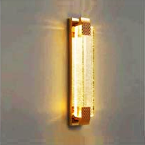 EU - V - 855: Đèn gắn tường phale - KT: L100mm x W50mm x H300mm  - Đèn LED 8W ánh sáng vàng 3000K
