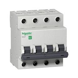 EZ9F34450: CB 4P, 50A, 4.5kA, 400V