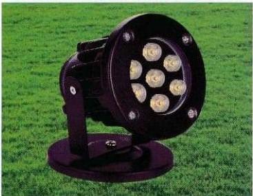 FN -194 - Đèn pha sân vườn LED 7W -  ánh sáng ( Xanh Lá /Xanh Dương/Đỏ) - HF