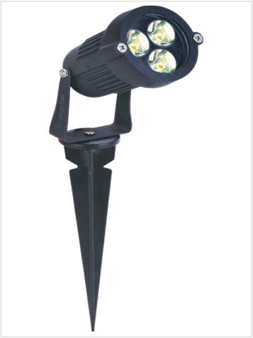 GC -11 - Đèn pha ghim cỏ LED 3W -  ánh sáng ( trắng/vàng) - HF