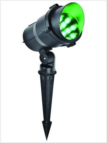 GC -19 - Đèn pha ghim cỏ LED 12W -  ánh sáng ( Xanh Lá /Xanh Dương/Đỏ) - HF
