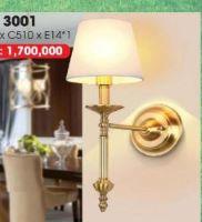 GT - 3001: Đèn tường 1 bóng, thân hợp kim, KT: N160mm*H510mm