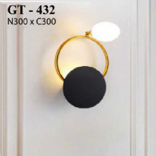 LH - GT - 432: Đèn gắn tường LED  - KT: L300mm x H250mm - Đèn LED G9 ánh sáng vàng