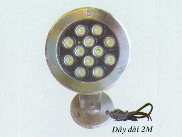 HB 12W - Đèn pha LED vỏ INOX  đặt dưới nước/ trên bờ 12W - ánh sáng vàng - EUR