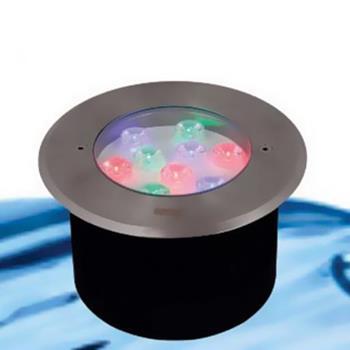 HBA 9W- Đèn âm sàn dưới nước 9W - ánh sáng đổi 3 màu - EUR