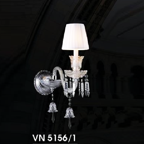 HF - VN 5156/1: Đèn gắn tường 1 bóng - KT: L370mm x W140mm x H400mm - Đèn chân E14 x 1 bóng