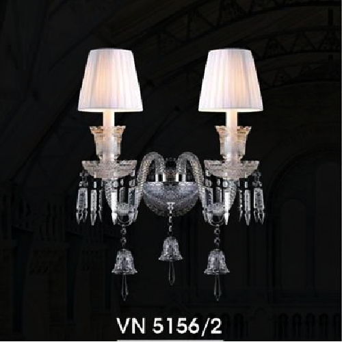 HF - VN 5156/2: Đèn gắn tường đôi - KT: L370mm x W300mm x H400mm - Đèn chân E14 x 2 bóng