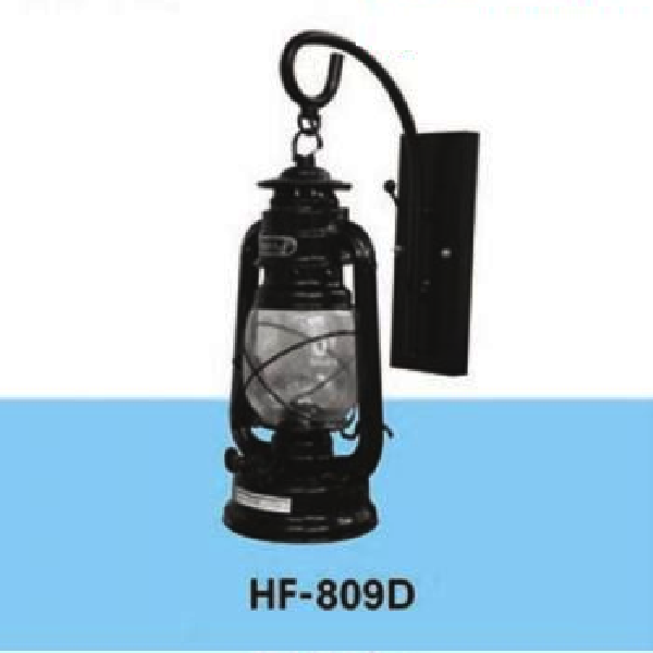 HF - 809D: Đèn gắn tường ngoài trời, kiểu đèn Măng sông - KT: Ø150mm  x H300mm - Bóng đèn E27 x 1