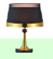 HF - ĐB 1912: Đèn bàn, KT: Ø300mm*H560mm - Đèn E27*1 bóng