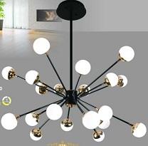 HF - TL 8031/20: Đèn chùm LED 20 bóng, 160W đổi 3 màu , KT: Ø950mm*H460mm