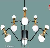 HF - TL 8032/12: Đèn chùm LED 12 bóng, 84W đổi 3 màu , KT: Ø650mm*H530mm