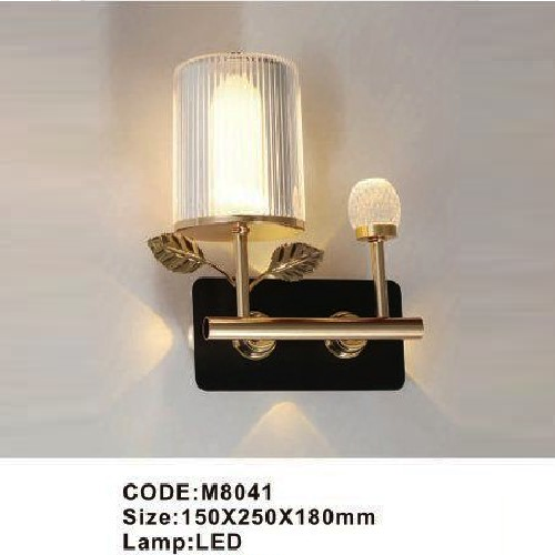 CODE: M8041: Đèn gắn tường LED - KT: 150mm x 250mm x H180mm - Bóng đèn LED