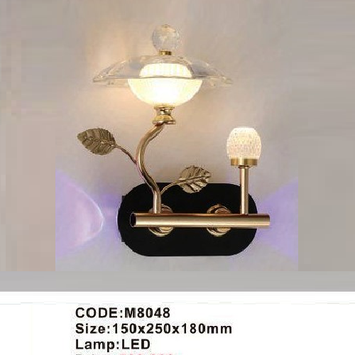 CODE: M8048: Đèn gắn tường LED - KT: 150mm x 250mm x H180mm - Bóng đèn LED