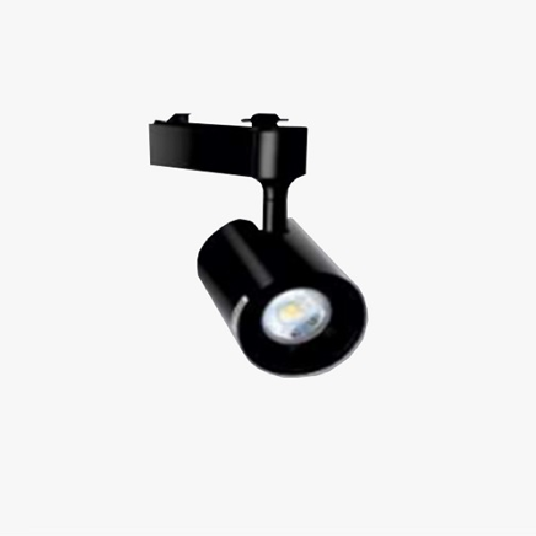 NNNC7601388: Đèn LED rọi thanh rây chiếu điểm 7W vỏ đen - KT: Ø60mm x 130mm x H125mm - Ánh sáng vàng 3000K