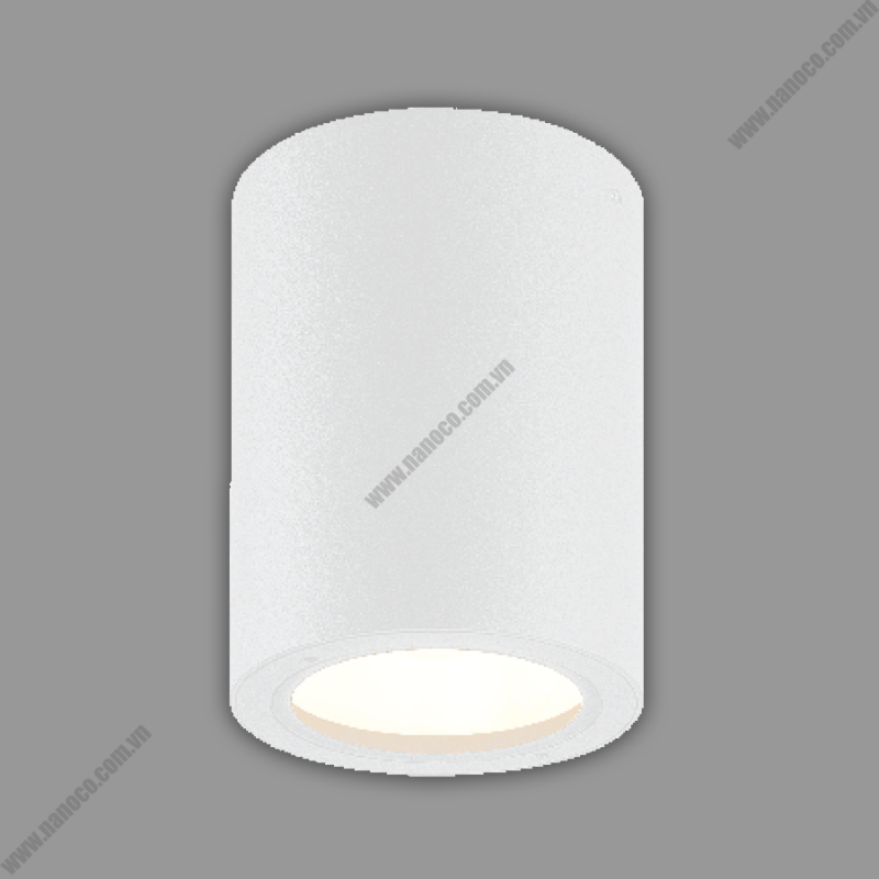 NSDL7205W: Đèn lon nổi gắn trần- KT Ø108 x H155mm - Bóng đèn E27 ( tính riêng)