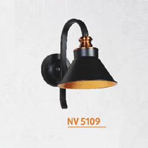 NV 5109: Đèn gắn tường 1 bóng - KT: L280mm x H300mm - Bóng đèn E27 x 1