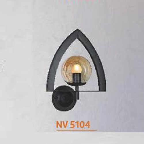 NV 5104: Đèn gắn tường 1 bóng - KT: L260mm -200mm x H360mm - Bóng đèn E27 x 1