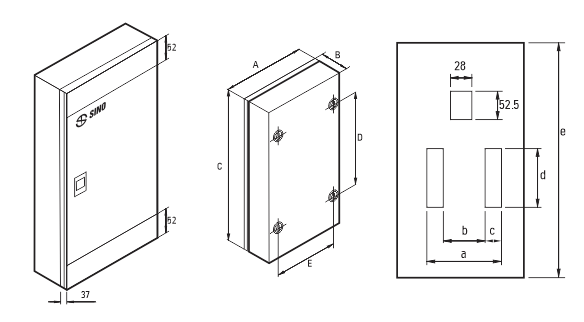 Quy định tính quy cách tủ phân phối CTDBA SERIES