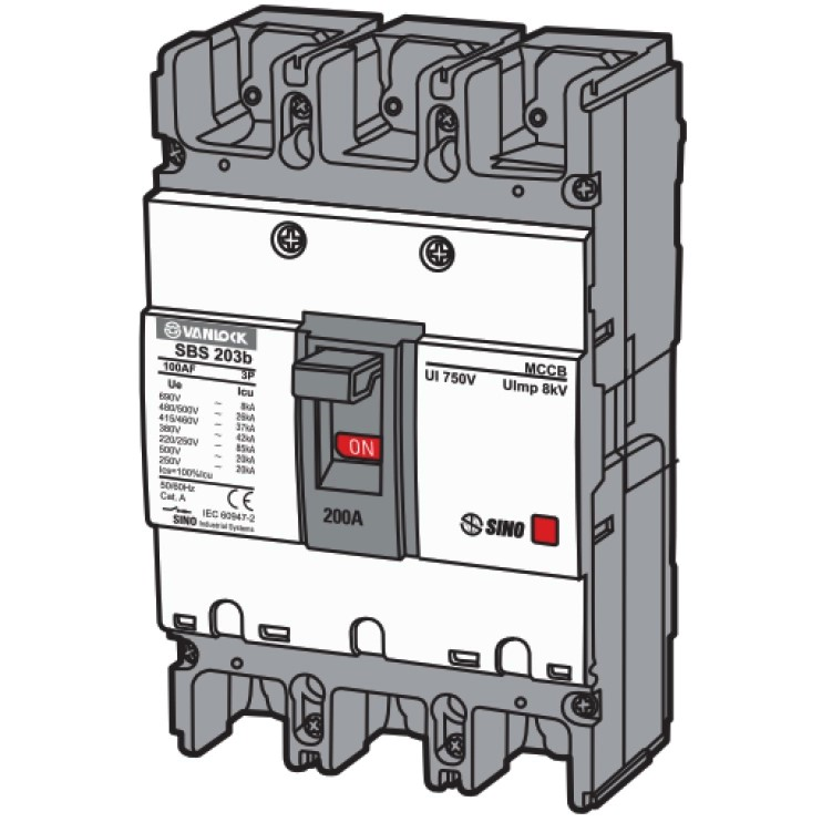 SBS202C/150: CB 2P ( 2 cực) 150A