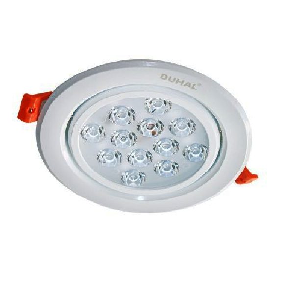 SDFN209: Đèn LED âm trần chiếu điểm 9W - KT: Ø 140mm x H35mm -  Lổ khoét: Ø120mm - Ánh sáng  vàng/trắng