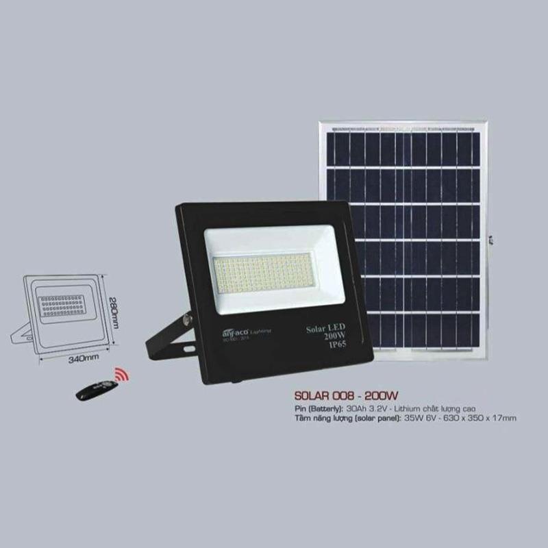 SOLAR 008-200W - Đèn pha LED năng lượng 200W - ANFACO