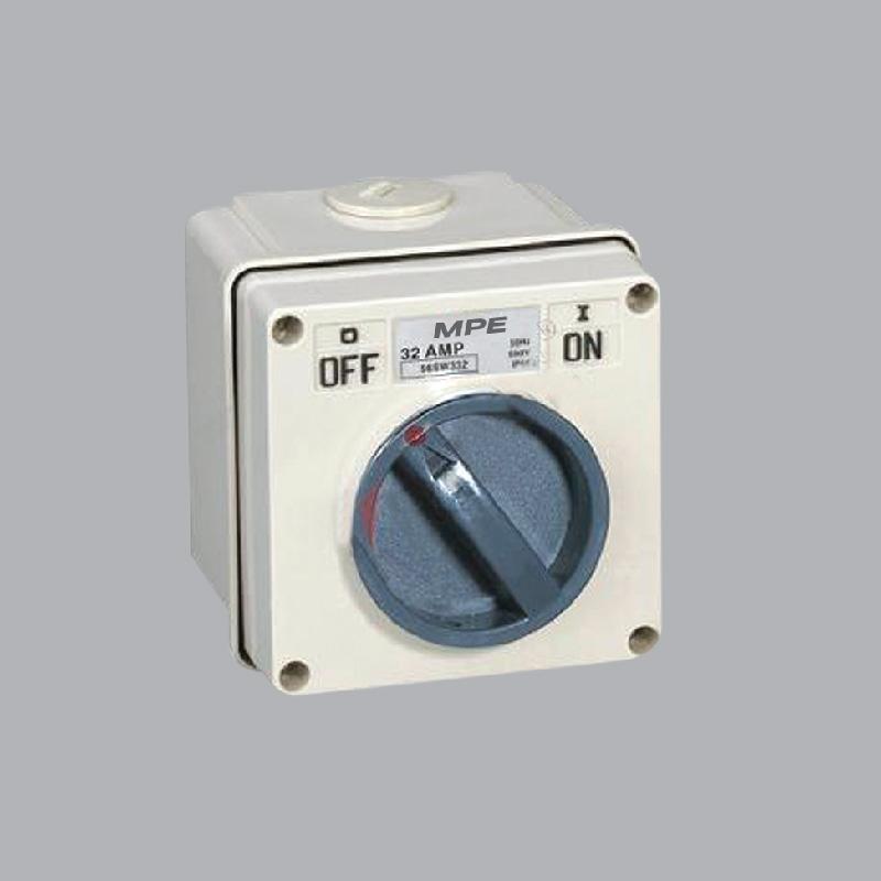 SW -120: Cầu dao chống thấm nước  (IP 66) - 1P, 20A, 250V -  MPE