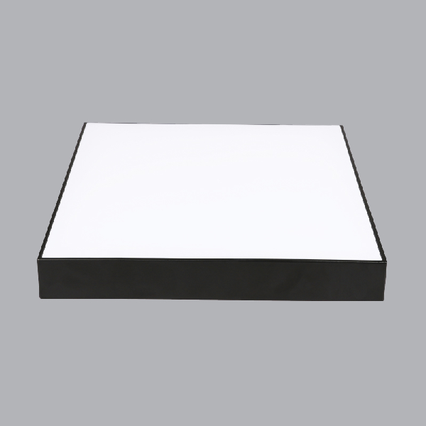 SSDLB - 48/3C: Đèn ốp trần vuông tràn viền 48W  viền đen đổi màu - KT: 300mm x 300mm x H38mm - Ánh sáng đổi 3 màu trắng/vàng/trung tính