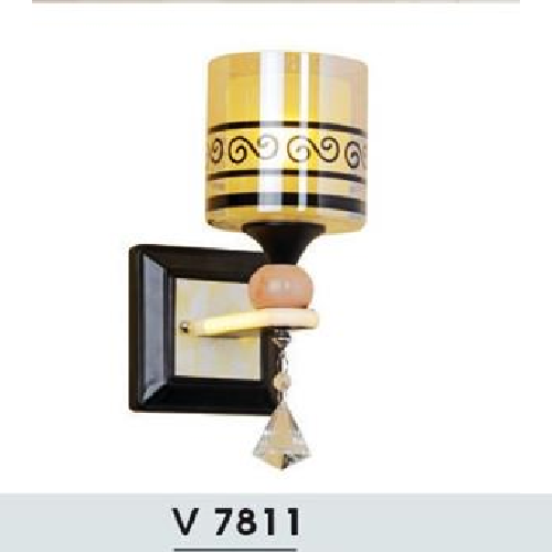 HF - V 7811: Đèn gắn tường đơn - KT: L120mm x H260mm - Bóng đèn E27 x 1 bóng