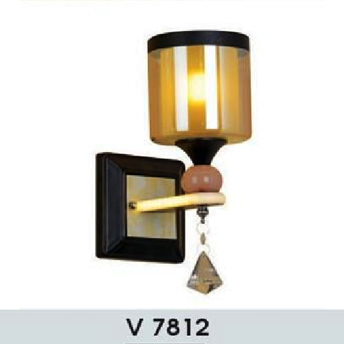 HF - V 7812: Đèn gắn tường đơn - KT: L120mm x H260mm - Bóng đèn E27 x 1 bóng
