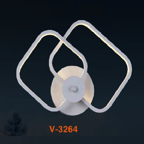 VE - V - 3264: Đèn gắn tường LED - KT: L300mm x H250mm - Đèn LED