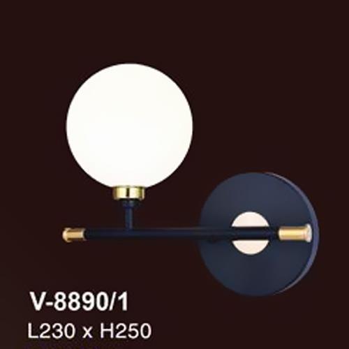 VE-V. 8890/1 - KT L230*H250mm - Đèn E14*1 bóng