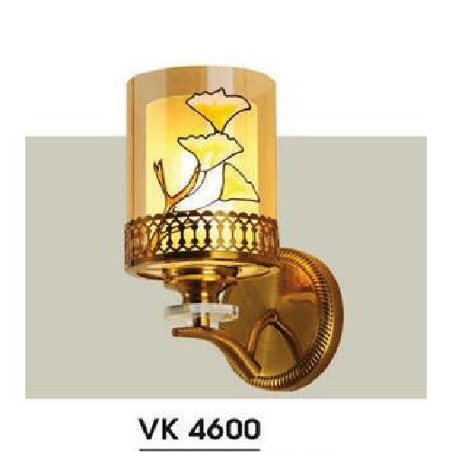 HF - VK 4600: Đèn gắn tường đơn - KT: L125mm x W200mm x H240mm - Bóng đèn E27 x 1