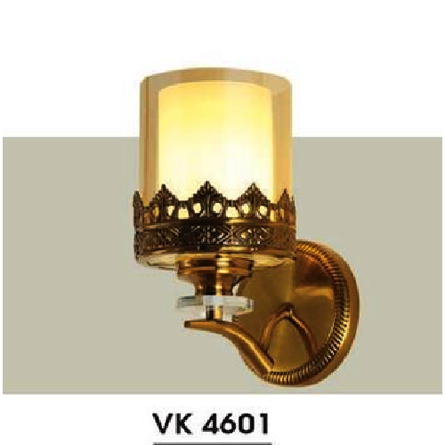 HF - VK 4601: Đèn gắn tường đơn - KT: L125mm x W200mm x H240mm - Bóng đèn E27 x 1