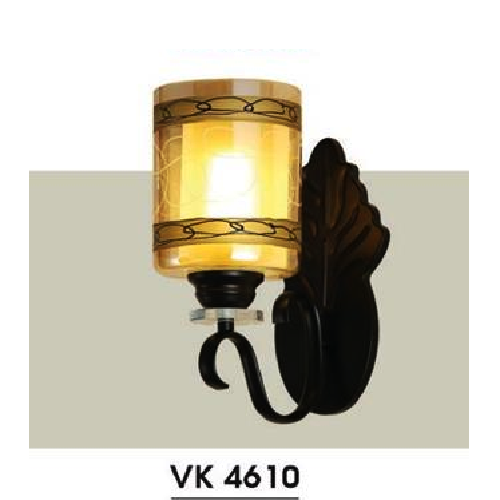 HF - VK 4610: Đèn gắn tường đơn - KT: L120mm x W220mm x H290mm - Bóng đèn E27 x 1