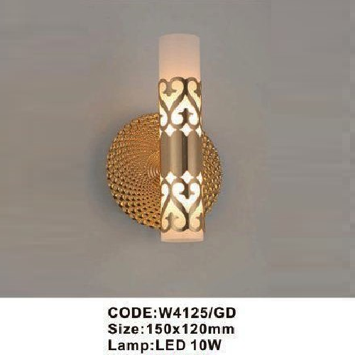 CODE: W4125/GD: Đèn gắn tường LED - KT: 150mm x 120mm - Đèn LED 10W
