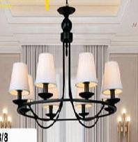 Well - C 8278-8: Đèn chùm 8 bóng, KT: Ø850mm*H570mm