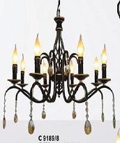 Well - C9189/8 Đèn chùm 8 tay, KT: Ø870*H450mm