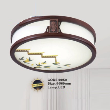 CODE: 005A: Đèn áp trần LED - KT: Ø560mm - Đèn LED ánh sáng đổi 3 màu