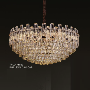 35 - TPL017T800: Đèn thả Phale - KT: Ø800mm x H370mm - Bóng đèn E14 x 21 bóng