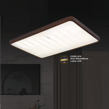 CODE: 019: Đèn áp trần LED  - KT: L950mm x W650mm - Đèn LED ánh sáng đổi 3 màu